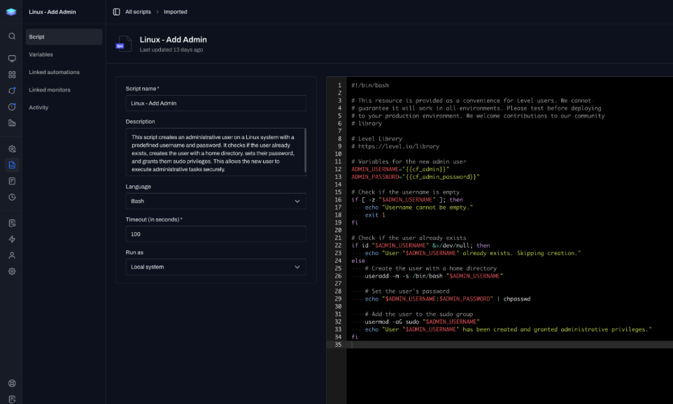 shared script library with organized community forks