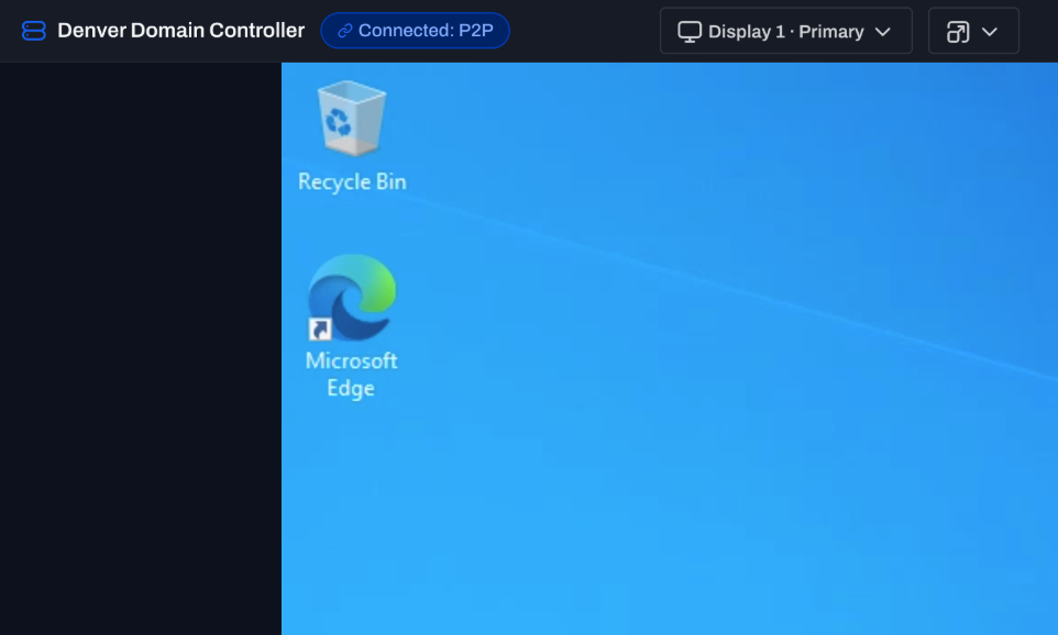 end-to-end encrypted technician and endpoint traffic
