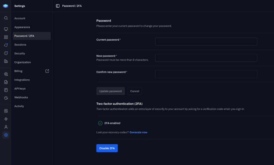second-factor authentication required for every user